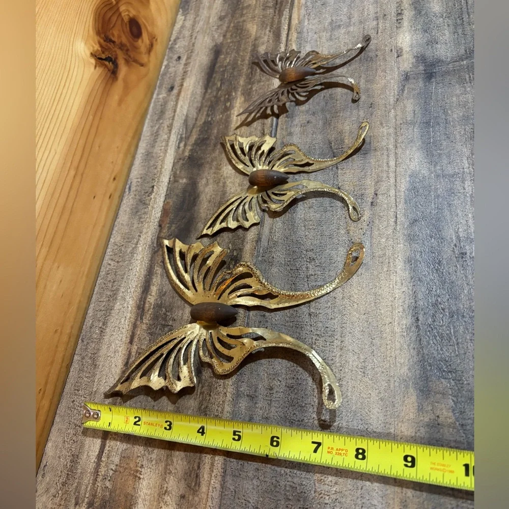 Vintage Home Interior MCM Butterfly‎ Wall Hooks